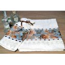 Ver imagem 1 de Jogo de Toalhas Rosto e Mão - Passarinhos Arte & Tear Jogo de Toalha Rosto e Mão