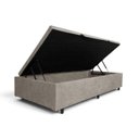Ver imagem 4 de Base Box Baú Solteiro Lateral Suede 0,78x1,88