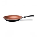 Ver imagem 1 de Frigideira 24 Cm 1,32 L Pro-flon Antiaderente Cinza Range Linha Topázio Brinox Cinza