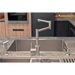 Torneira Pia Misturador Aço Inox Tramontina Flexion Escovado - 2 Torneira Pia Misturador Aço Inox Tramontina Flexion Escovado - 2