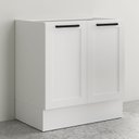 Ver imagem 1 de Armário de Cozinha Balcão 80cm S/tampo 2 Portas 100% Mdf Phoenix Móvel na Caixa