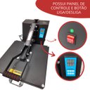 Ver imagem 4 de Prensa Térmica Camiseta Plana 38x38 Sublimação Jacaré Transfer Estampa Importway Iwpts-38 220v