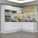 Ver imagem 1 de Armário De Cozinha Completa De Canto Mp2099.891 Branco