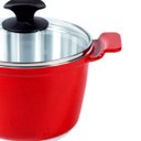 Ver imagem 2 de Caldeirão Vermelho Alça de Alumínio Diamantado Tv 24cm