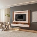 Ver imagem 4 de Painel Ripado Canelado para TV até 65 Polegadas Soul 1830 Marrom e Off White