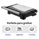 Ver imagem 5 de Sanduicheira Grill Essencial Inox 1000w 127v Abertura 180º Itatiaia