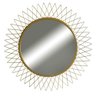 Espelho Redondo Metal Urban 60X60Cm Dourado - 2