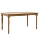 Ver mais imagens de Mesa de Jantar 6 Lugares 160cm com 02 Bancos de Madeira Maciça Lazuli F06 Freijó - Lyam Decor
