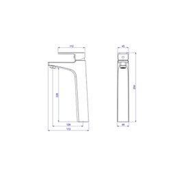 Misturador Monocomando de Mesa Deca Bica Alta para Lavatório Level Cromado - 2885.c26 - 2