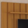 Painel Brise sem Nicho 220cm para Tv até 75 Polegadas Edn Cor Cedro - 4