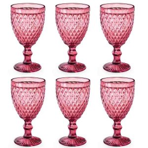 Conjunto de Taças para Vinho Verre Vermelho 6 Peças 240ML Mimo STYLE 6482