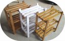 Ver imagem 3 de Estante Modular 3 Prateleiras Madeira Maciça 65x50x29 Cm Pintada Neonx - Verniz Mogno Uv