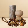 Maison Charlo | Biojoias da Amazonia - Colar de Mesa Decoração Bouquet de Babaçu Amarelo - 3