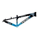 Ver imagem 1 de Quadro Alumínio Dirt Jump Aro 26 Preto e Azul Vikingx Tuff25
