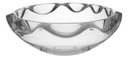 Ver imagem 1 de Vaso Decorativo Enfeite Centro Mesa 11x32x32cm Vidro Transparentearente