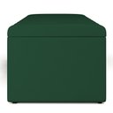 Ver imagem 2 de Kit Cabeceira Cama Box Casal 140cm Calçadeira Recamier Baú Dália W01 Suede Verde Musgo - Lyam