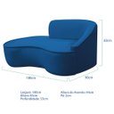 Ver imagem 5 de Kit Divã Recamier Orgânico Marrocos 180cm Lado Esquerdo e 2 Poltronas Amore Linho