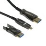 Cabo Hdmi Fibra Optica Desmontavel 2.0 100 Metros - 1