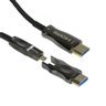 Cabo Hdmi Fibra Optica Desmontavel 2.0 100 Metros - 2