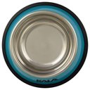 Ver imagem 3 de Comedouro Pet Kala 22cm Aço Inox Azul Único 1 Tigela Pet Azul Aço Inox