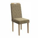 Ver imagem 4 de Conjunto Sala de Jantar Luna Kappesberg 4 Cadeiras Veludo Bege