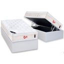Ver imagem 1 de Cama Box Baú Solteiro: Colchão Molas Ensacadas Castor Pocket Gold Star Vitagel + Base CRC Courano