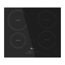Cooktop Fischer 4 Bocas por Indução Vitrocerâmica Touch Preto 220v - 1