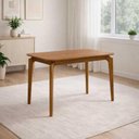 Ver imagem 3 de Mesa para Sala de Jantar Ficus 130cm Tampo em Mdf Madeira/cinamomo