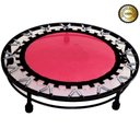 Ver imagem 4 de Cama Elástica Mini Jump Rosa + Capa + Colchonete 90x45x2cm