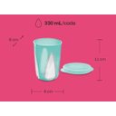 Ver imagem 3 de Kit Copo Outdoor com 4 Peças 330ml Cada Verde Aruba Tupperware