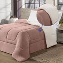 Ver imagem 2 de Coberdrom Cobertor King 1 Peça Maya Manta Soft e Sherpa de Carneiro 100% Polié