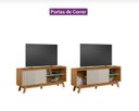 Ver imagem 4 de Rack 1,60m Linea Aurum Nature / Off White Tv até 65´´ Linea Brasil