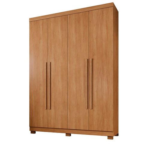 Guarda Roupa New Master 4 Portas Benetil:cinamomo