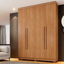 Ver imagem 2 de Guarda Roupa New Master 4 Portas Benetil:cinamomo