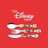 Kit Refeição Infantil Melamina Mickey 6 Peças Prato, Copo, Jogo Americano e Talheres- Tuut - 10