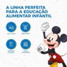 Kit Refeição Infantil Melamina Mickey 6 Peças Prato, Copo, Jogo Americano e Talheres- Tuut - 7