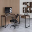 Ver imagem 1 de Mesa em L com 1 Gavetas Ferv Afarra
