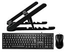 Ver imagem 1 de Suporte Notebook + Teclado E Mouse C/ Fio Usb - Hayom-tc3216