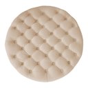 Ver imagem 2 de Puff Amora 80 Cm Suede Slk Decor Amara Bege
