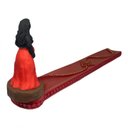 Ver imagem 4 de Incensário Régua Orixá em Resina 24 Cm - Escolha a Cor:pomba Gira Vermelha