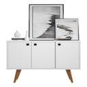 Ver imagem 3 de Aparador Para Salão De Beleza Multifuncional Nico Decore Buffet 3 Portas Multiuso