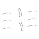 Ver imagem 1 de Sofisticado Puxador P/ Móveis Consultórios Médicos - 10 Pçs