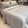 Colcha Queen 300 Fios Bordada Charlotte - Domani Prata - 4