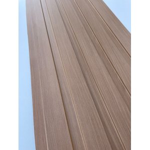Painel Ripado Versátil: 01 unid. 270x27cm larg. Talatto Painéis Amêndoa