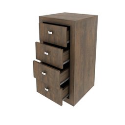 Armário para Escritório 158,5cm com 1 Gaveteiro e 4 Portas - 13