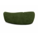 Ver imagem 5 de Sofá Zah 240 cm 4 Lugares Luxo Orgânico Curvo Bouclé Premium:Bouclé Linho Verde