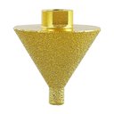 Ver imagem 1 de Broca Cônica Diamantada de Chanfrar Fresa Esmerilhadeira 50mm