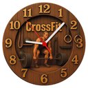 Ver imagem 1 de Relógio de Parede - Academia Crossfit(69)-efeito 3d -25x25x2cm