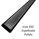 Ver imagem 5 de Ralo de Banheiro 5x100 Seca o Piso Inox Bolinha Coletor Preto Saídas 40mm e Tela (5cm x 100cm)