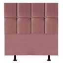 Ver imagem 1 de Cabeceira Cama Box Solteiro King Estofada Poliana 100 Cm Suede:rosê